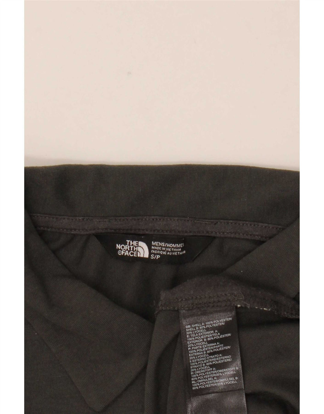 Męska koszulka polo The North Face, mała, szara, z poliestru