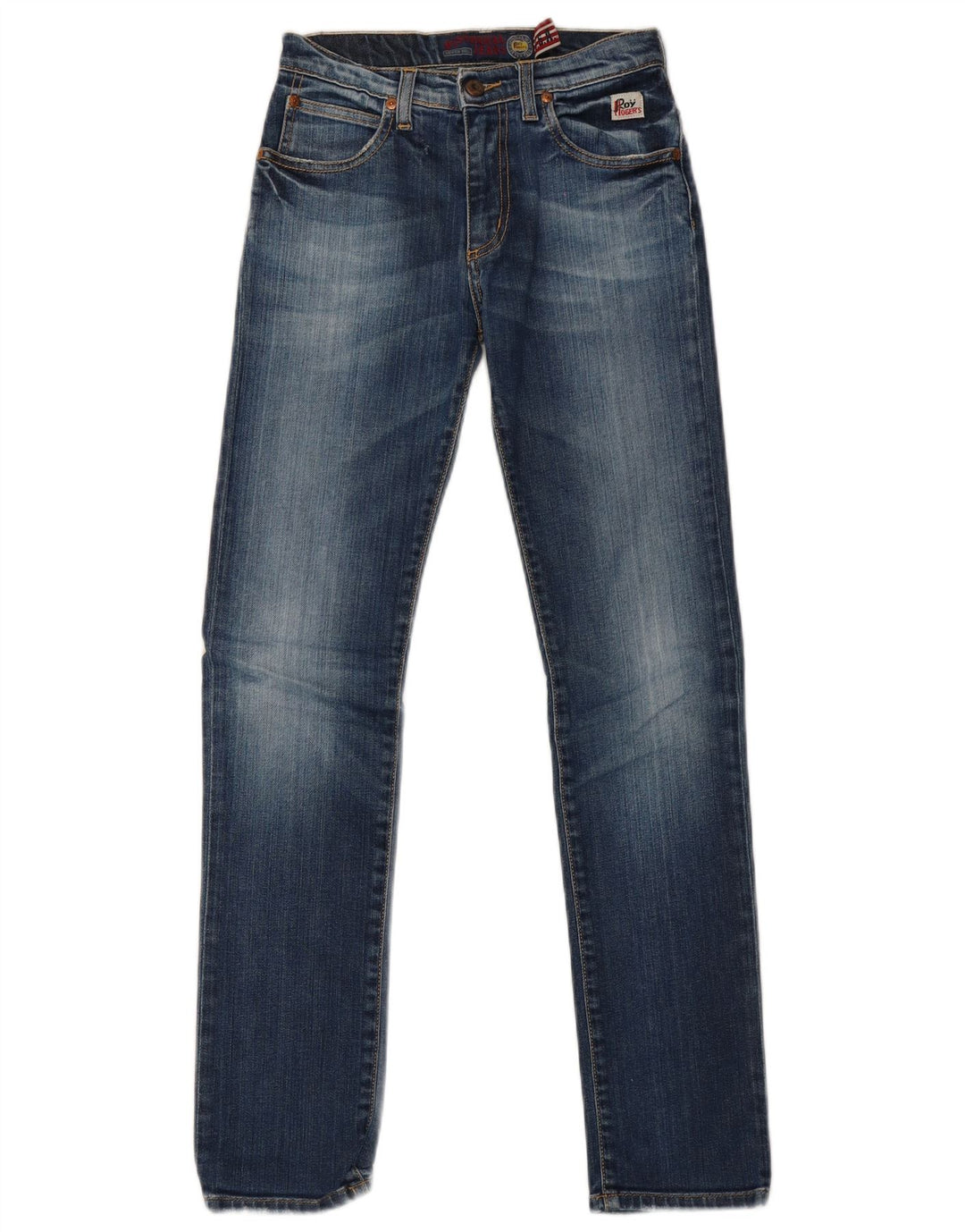 Dżinsy damskie Roy Rogers UK 12 Medium W26 L30 Niebieskie bawełniane