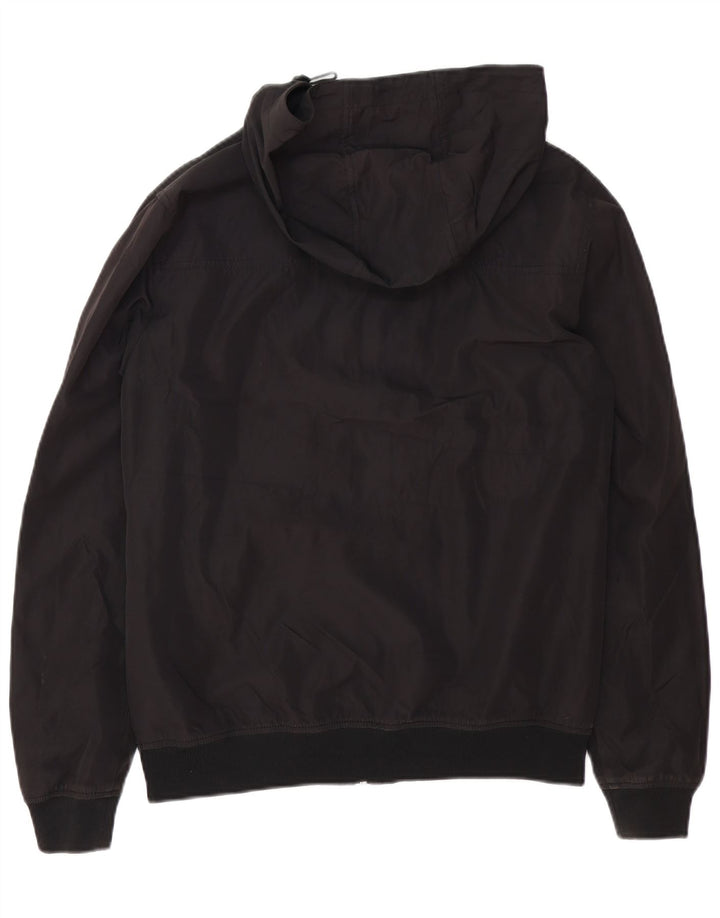 Męska kurtka bomberka z kapturem JACK & JONES UK 38, średnia czarna