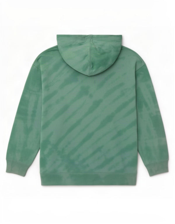 Gap Boys Hoodie Jumper 14-15 Years 2XL Green Tie Dye Cotton