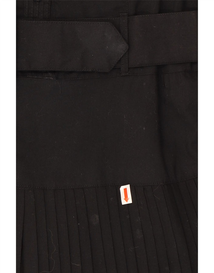 MORGAN Womens Sleeveless A-Line Dress EU 38 Medium Black Polyester