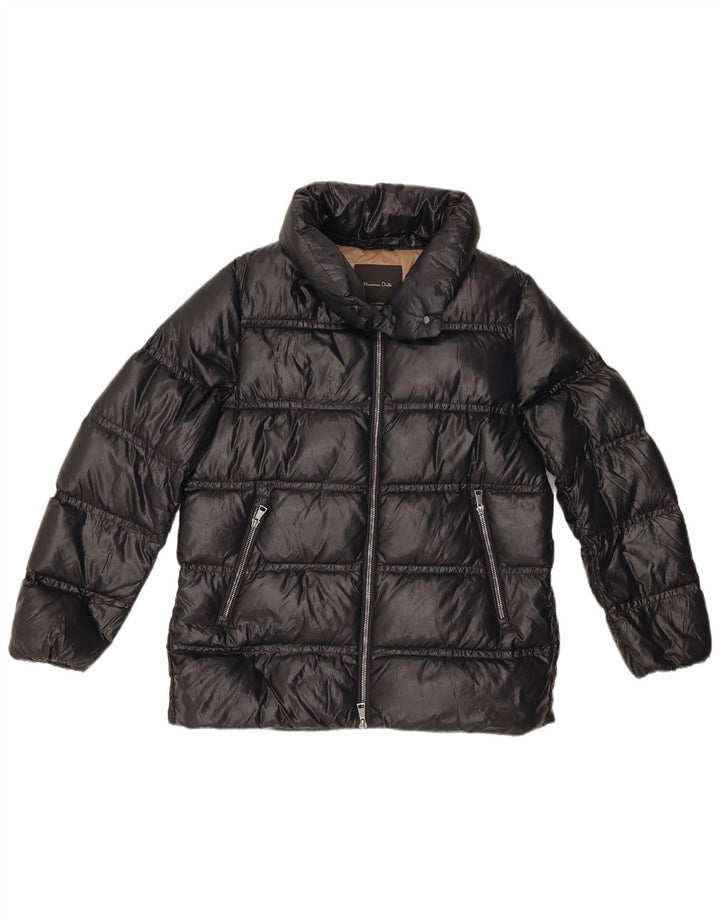 Damska kurtka oversize Massimo Dutti UK 10 Small Black Nylon