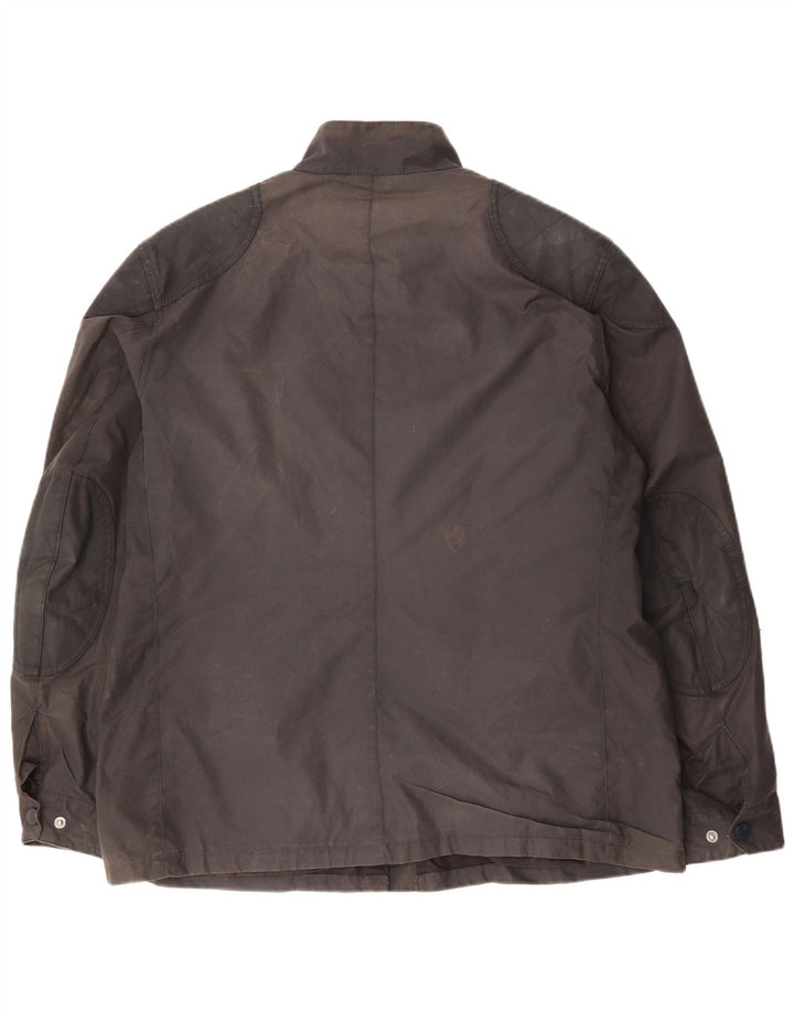Kurtka męska Barbour z woskowanej bawełny UK 42 XL, granatowa, bawełniana