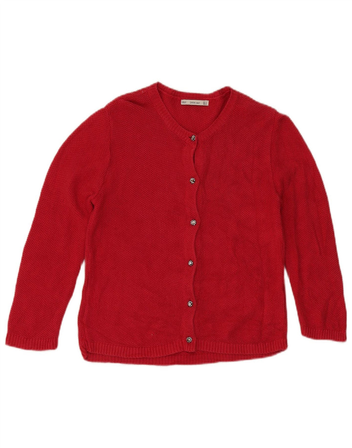 Sweter damski Zara Cardigan UK 10 Small Red Wiskoza