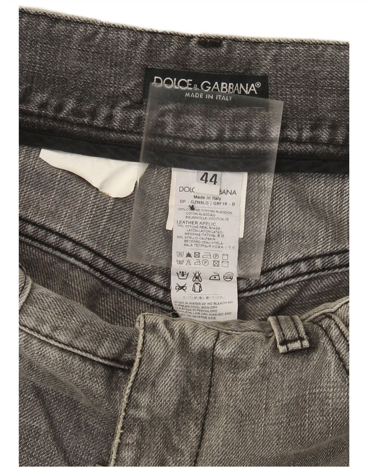 Damskie jeansy Dolce & Gabbana w trudnej sytuacji IT 44 Medium W30 L31 Szare