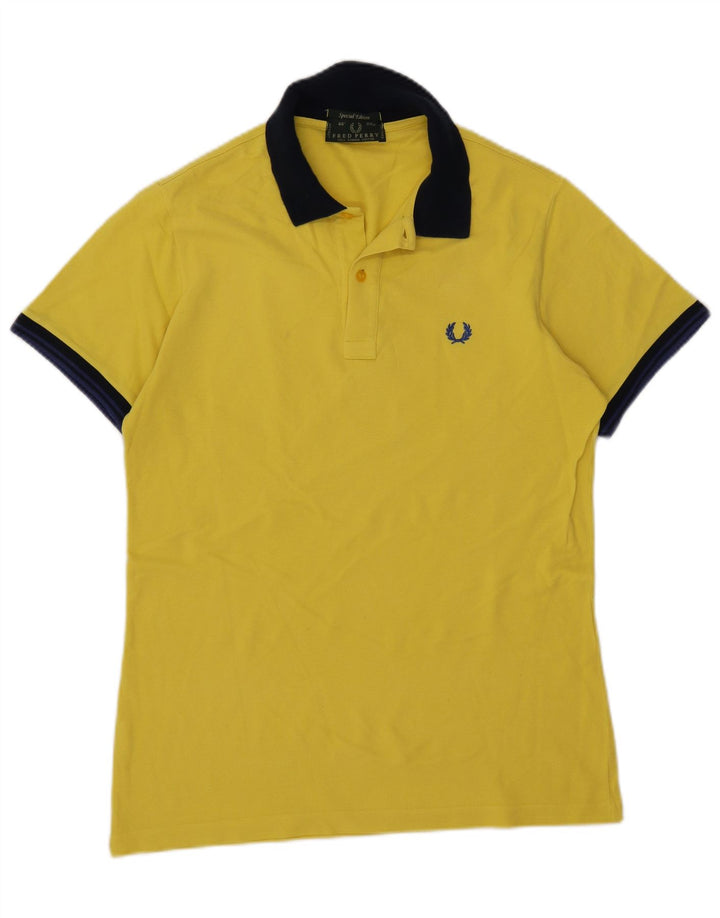 Męska koszulka polo do rugby Fred Perry, duża, żółta