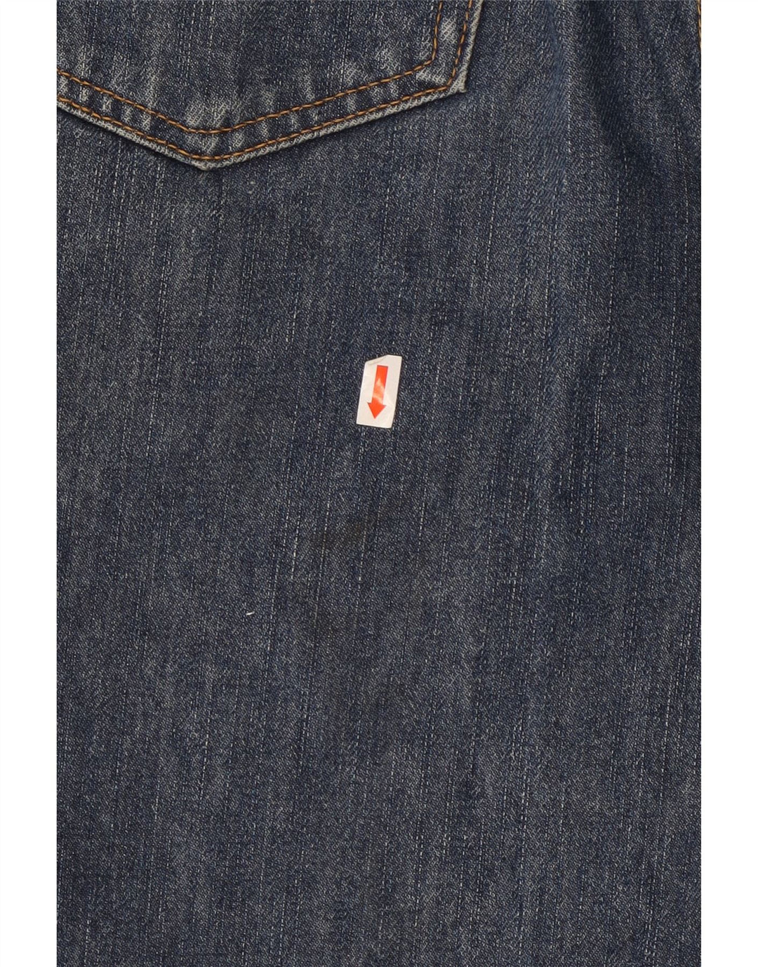 Męskie proste dżinsy Wrangler W32 L32 Granatowe, bawełniane