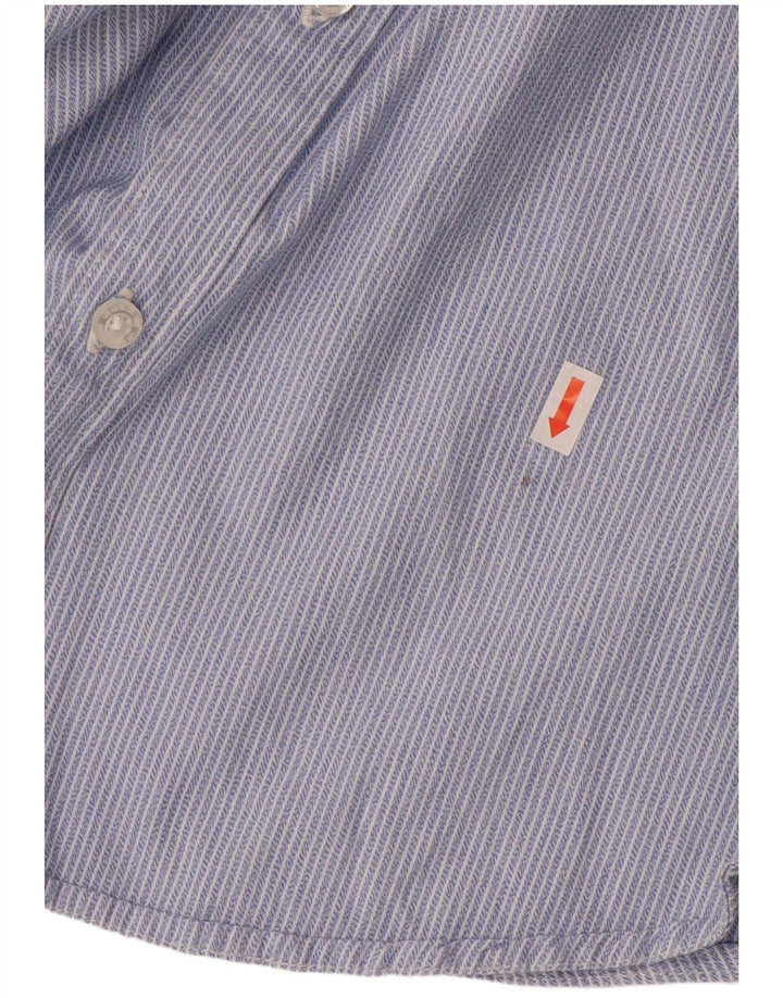 LEE Mens Regular Fit Shirt XL Blue Pinstripe Cotton