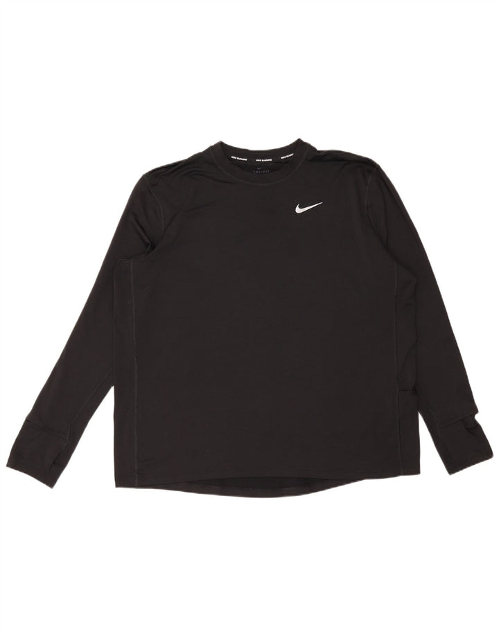 Męska koszulka Nike Dri Fit z długim rękawem XL, czarna