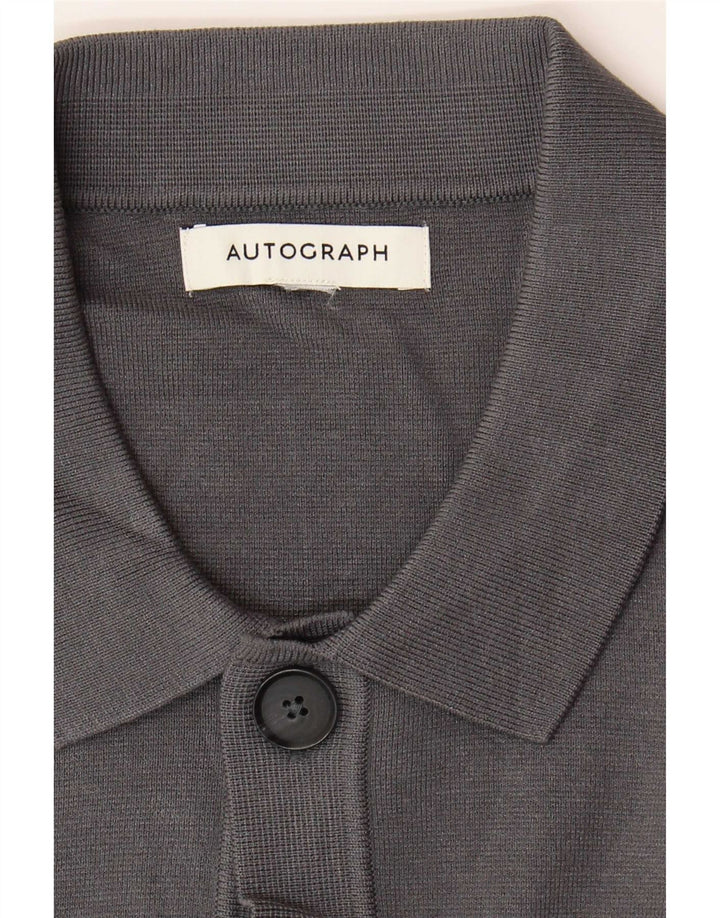 Koszula męska z autografem XL, szara