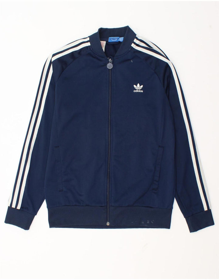 Kurtka chłopięca Adidas Dresowa Top 13-14 Lat Granatowa Poliester