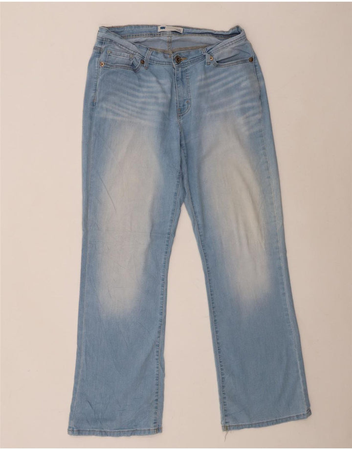 Damskie jeansy Levi's 529 Curvy Bootcut W32 L32 Niebieska bawełna