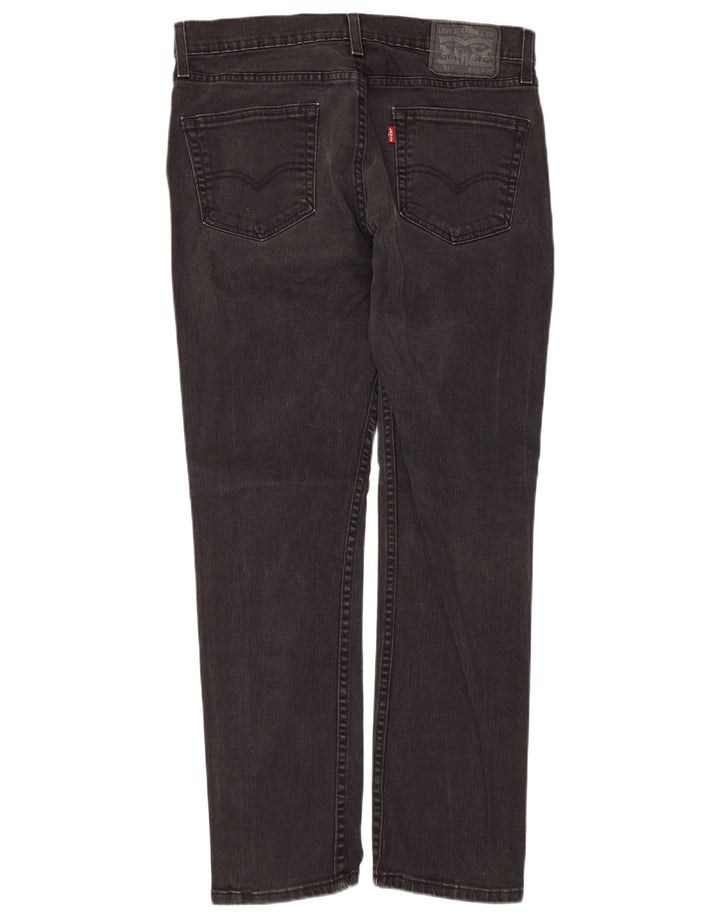 Męskie jeansy Levi's 511 Slim Tapered W34 L30 Czarna bawełna
