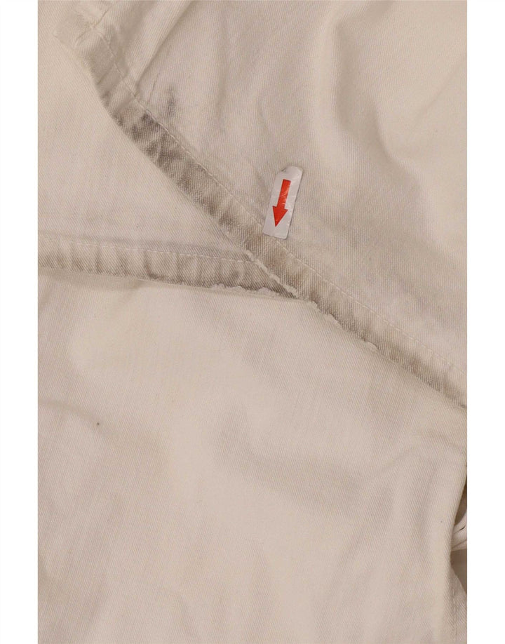 Męskie proste dżinsy Tommy Hilfiger W36 L30 Biała bawełna