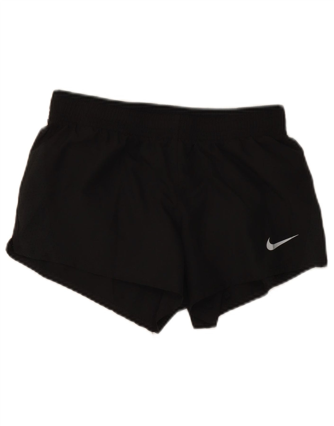 Damskie spodenki sportowe Nike Dri Fit UK 8, małe, czarne, poliestrowe