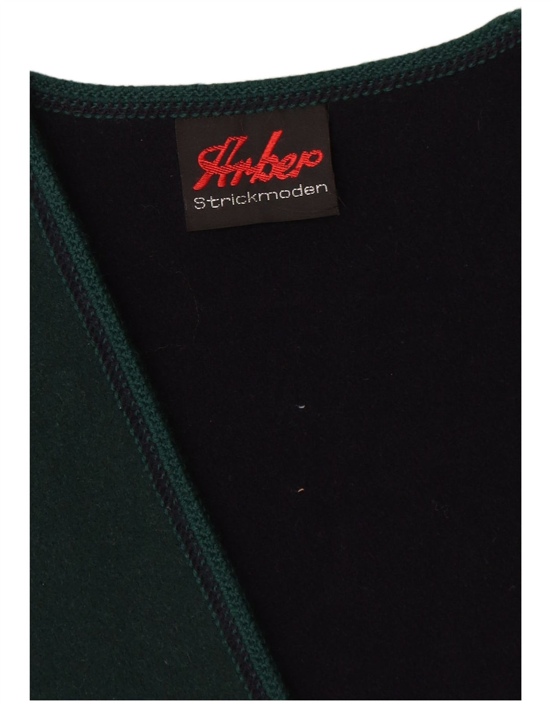 Kamizelka damska Arber Strickmoden UK 18 XL, zielona wełna