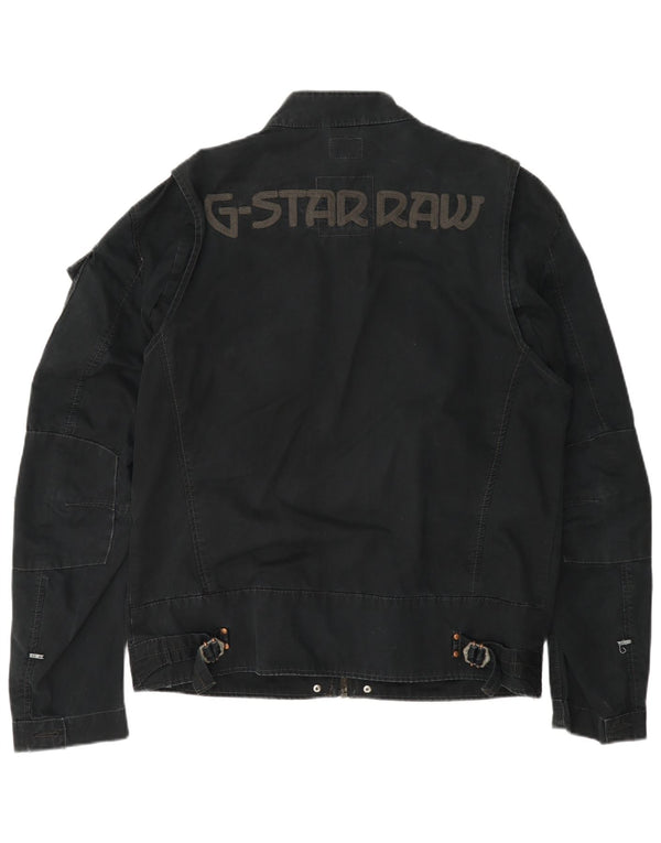 Męska kurtka użytkowa G-Star Graphic UK 42 XL, granatowa, bawełniana