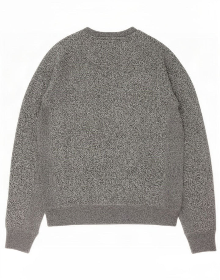 Męska bluza z grafiką Jack Wills, mała, szara, nakrapiana bawełna