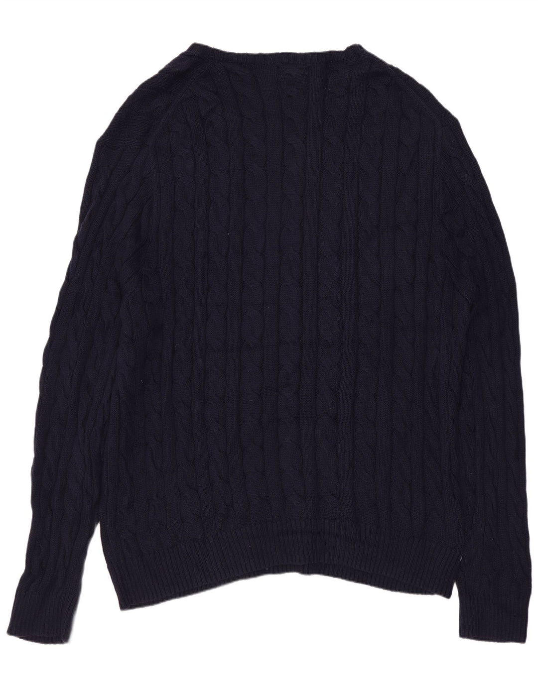 POLO RALPH LAUREN Męski sweter z dekoltem w łódkę, 2XL, granatowy, bawełniany