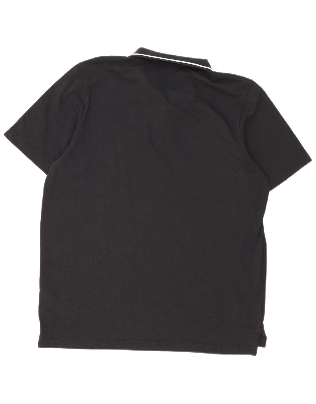 Męska koszulka polo Adidas, duża, czarna, bawełniana