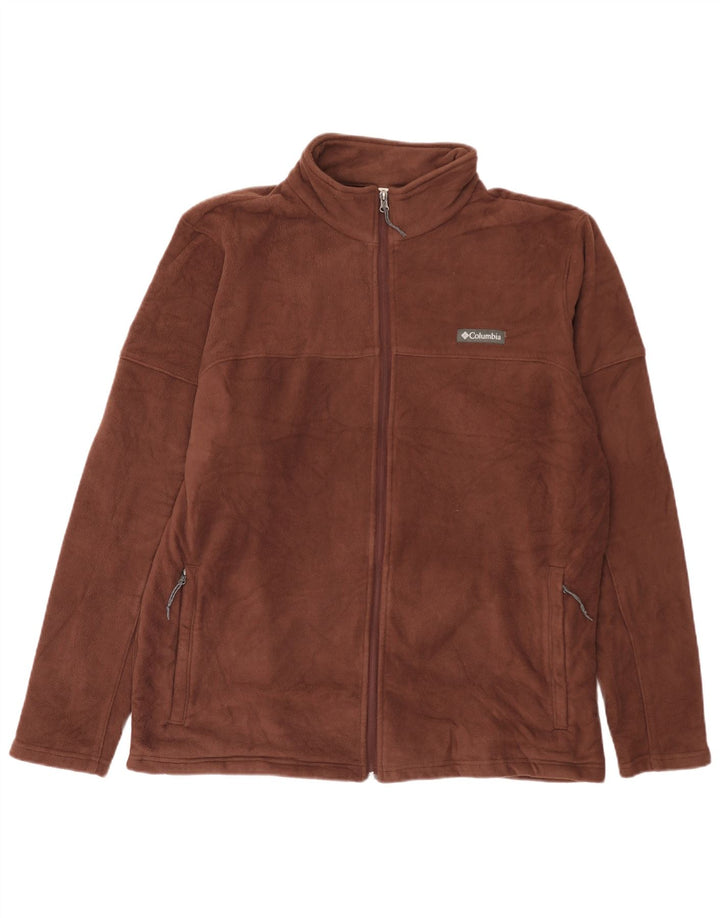 Męska kurtka polarowa Columbia UK 42 XL, brązowa, poliester