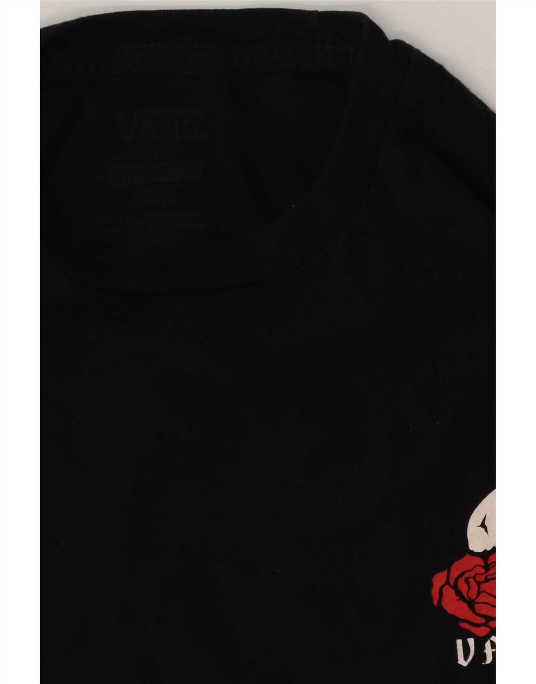 Męski T-shirt z grafiką Vans, duży, czarny, bawełniany