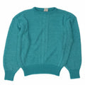 C&A Womens Crew Neck Jumper Sweater UK 14 Medium Blue Acrylic