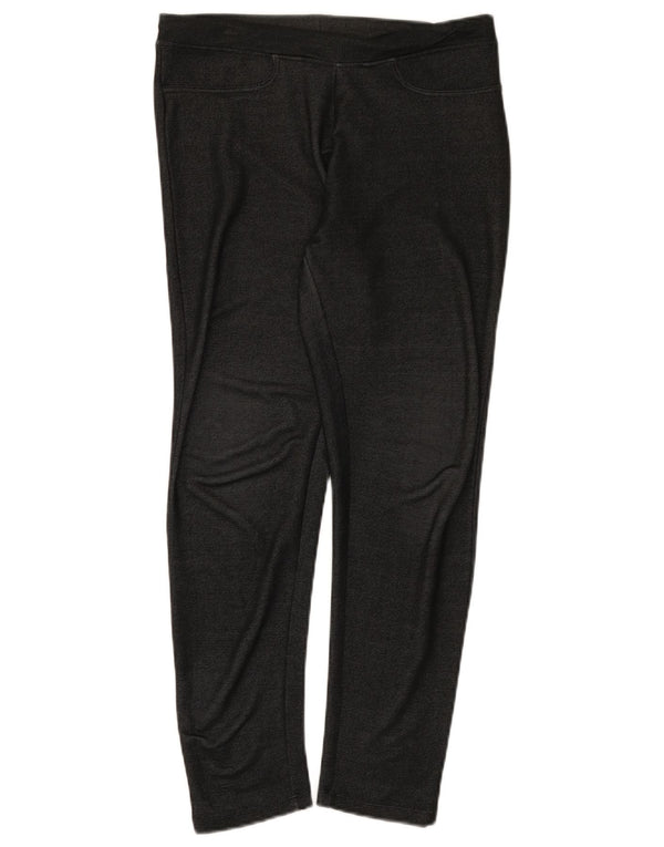 Legginsy damskie Ellesse UK 12 Średni czarny sztuczny jedwab