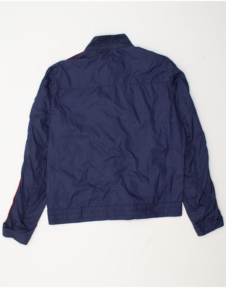 Męska kurtka bomber Americanino UK 42 XL, granatowa, z blokami kolorów, poliamid