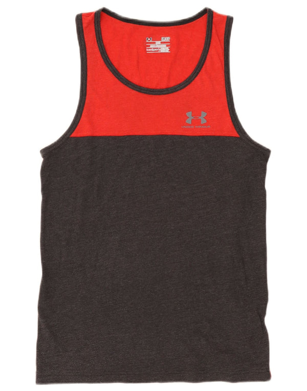 Męska kamizelka Under Armour Heat Gear, mała, czerwona, z blokami kolorów