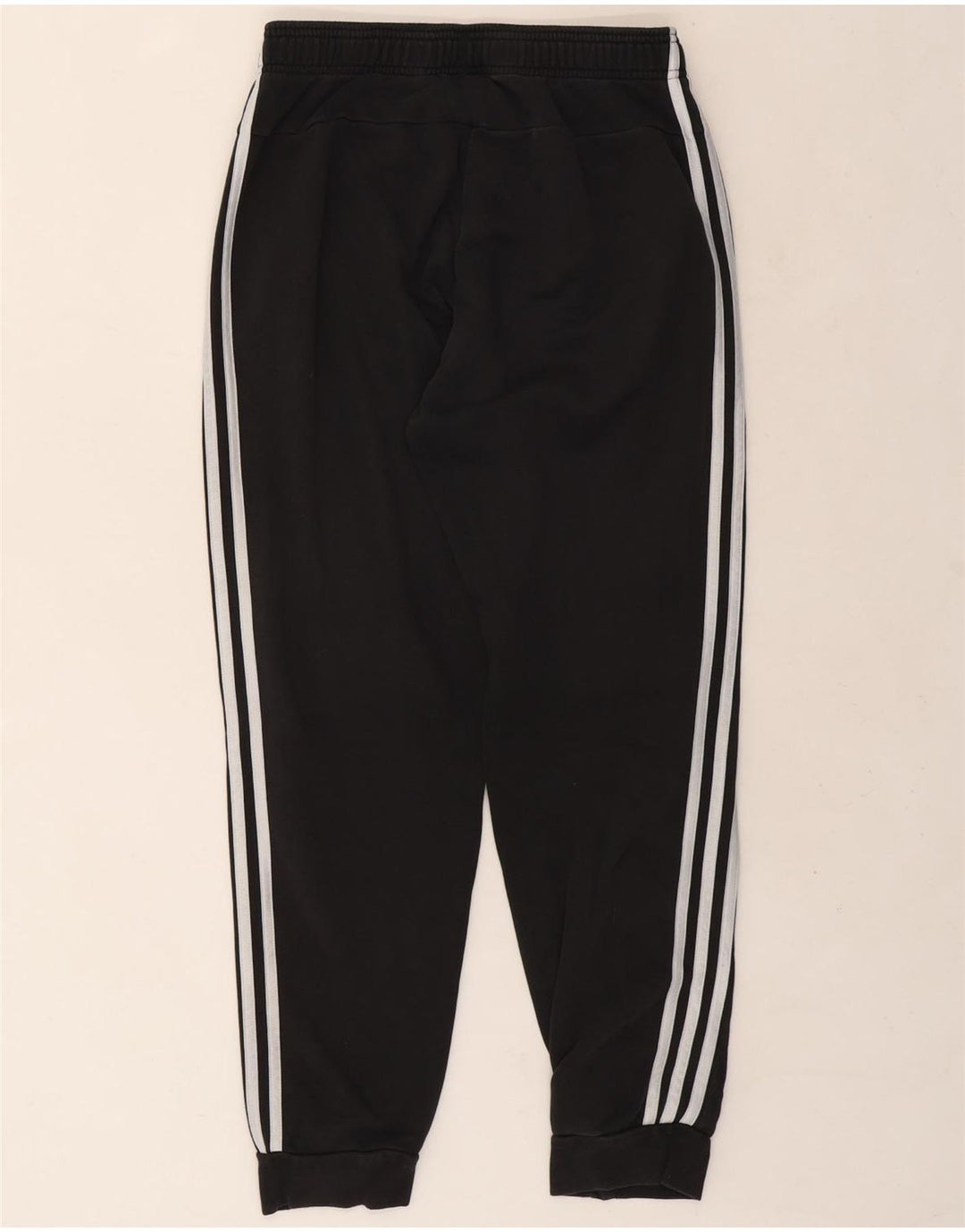Męskie spodnie dresowe Adidas, średnie czarne, bawełniane