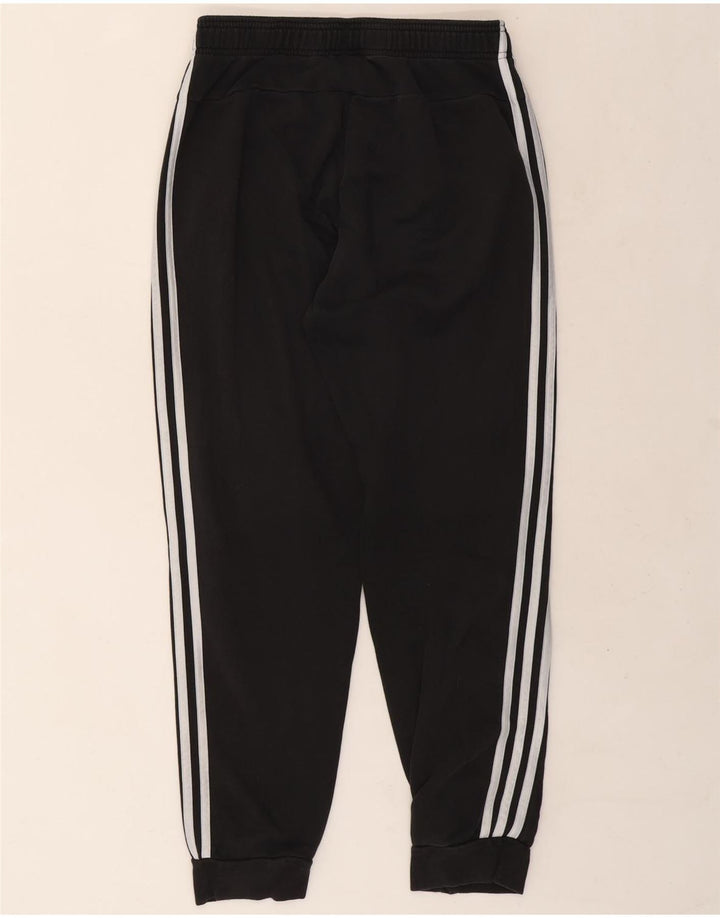 Męskie spodnie dresowe Adidas, średnie czarne, bawełniane