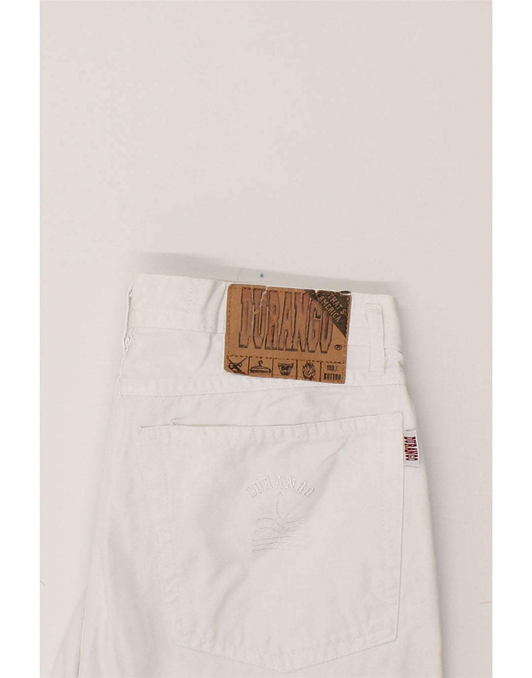 VINTAGE Mens Tapered Jeans W30 L28 White Cotton Vintage Vintage and Second-Hand Vintage from Messina Hembry 