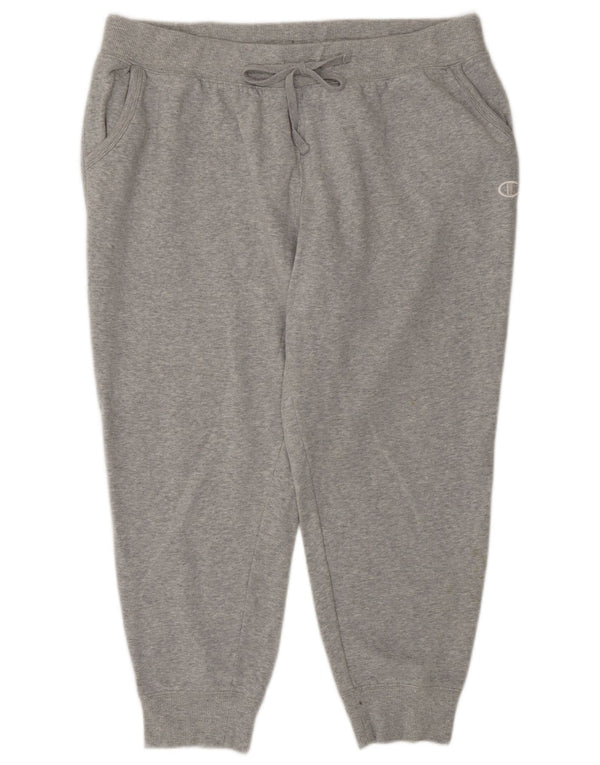 Damskie spodnie dresowe Champion Joggers UK 18 XL Szara, plamista bawełna