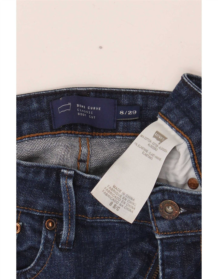 Damskie jeansy Levi's Demi Curve Bootcut US 8 Medium W29 L30 Granatowe