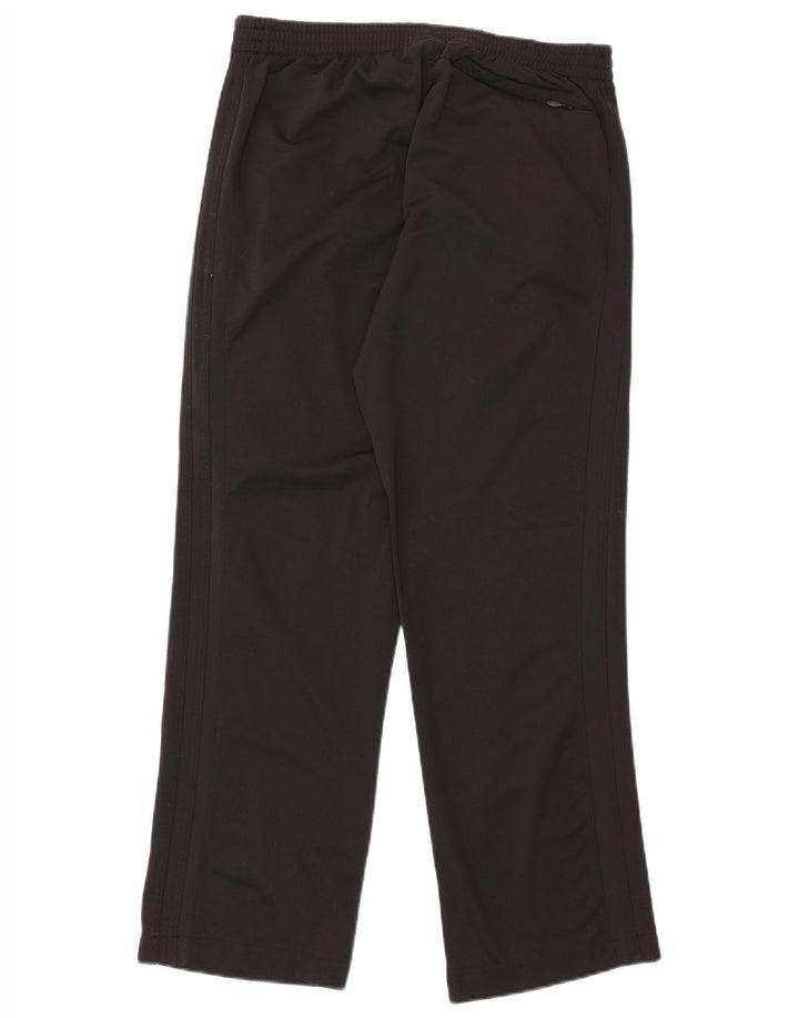 Męskie spodnie dresowe Adidas, duże, czarne, poliestrowe