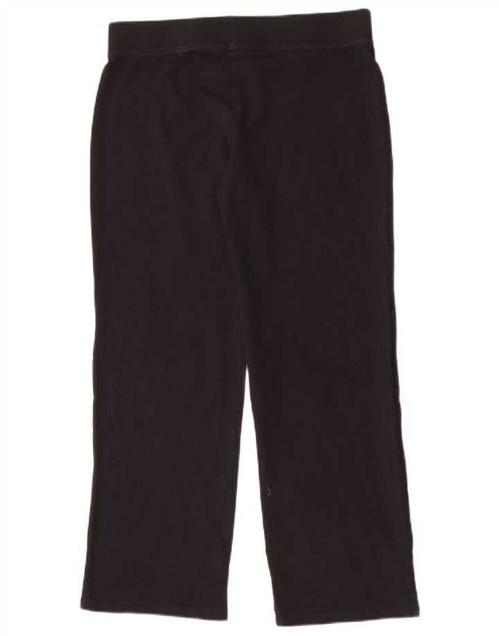 Damskie spodnie dresowe Marks & Spencer UK 12, średnie, czarne, bawełniane