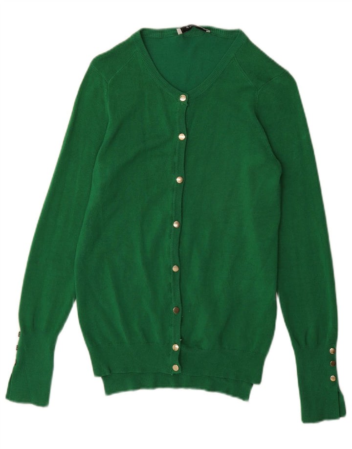 Sweter damski Zara Cardigan UK 10 Small, zielony, wiskoza