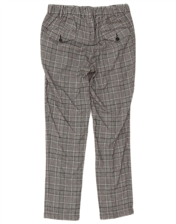 Spodnie garniturowe damskie Alessandro Dell'Acqua IT 44 Medium W30 L29 Szara krata