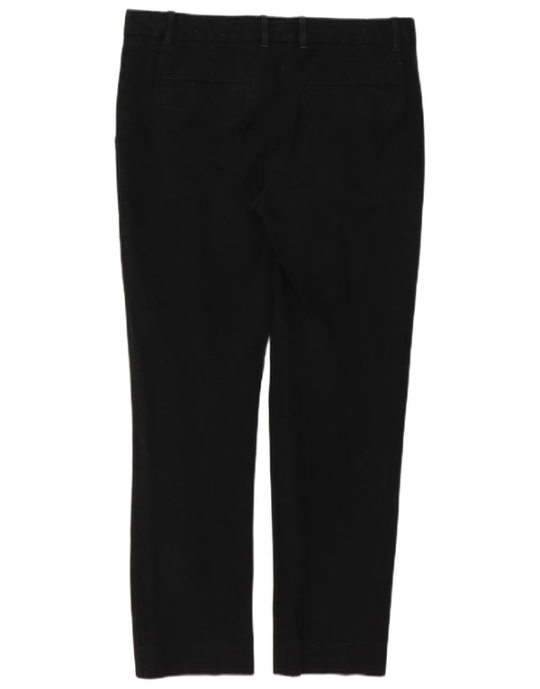 Spodnie damskie Gap Straight Chino UK 12 Medium W32 L29 Czarna bawełna