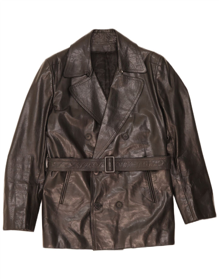 Kostiumowa męska marynarka dwurzędowa National IT 48 Medium Black