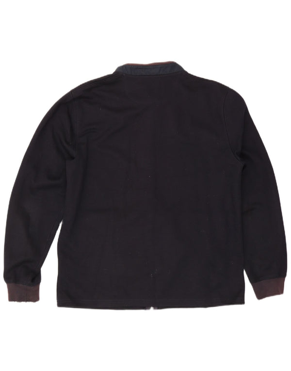 Męska kurtka dresowa Massimo Dutti XL, bawełniana, w kolorze granatowym
