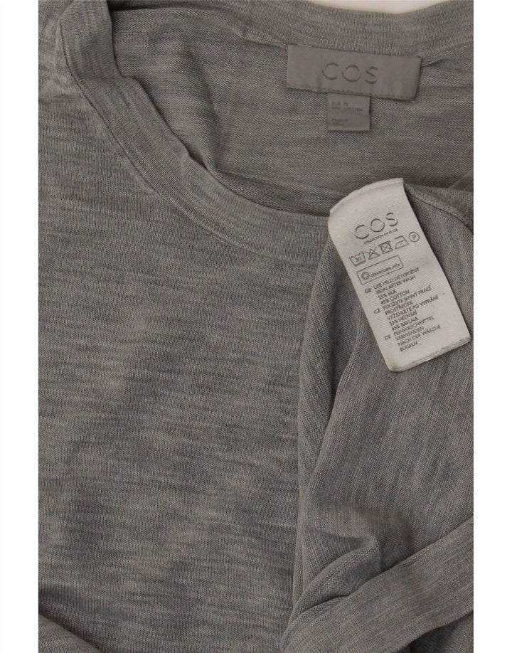 Cos T-shirt męski Top Medium Grey Flecked Silk