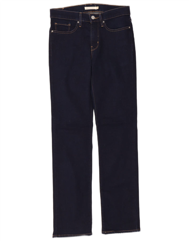 Damskie dżinsy Levi's 314 Shaping Straight W27 L29 Granatowa bawełna