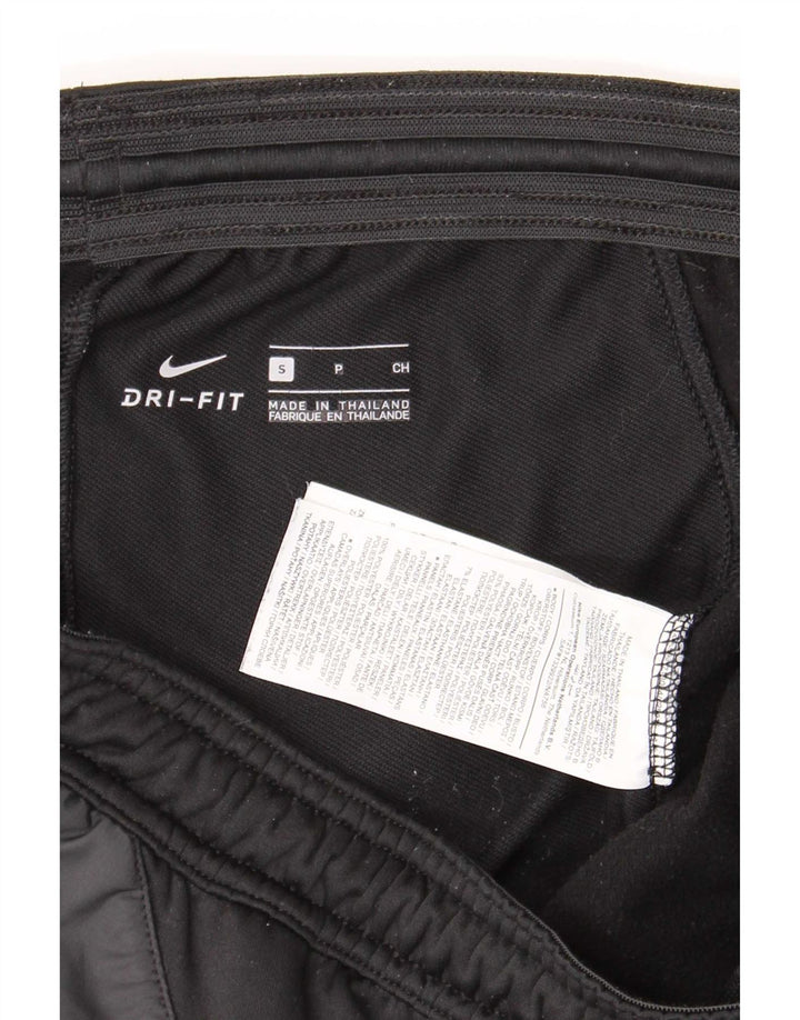 Męskie spodnie dresowe Nike Dri Fit, mały, czarny poliester z blokami kolorów