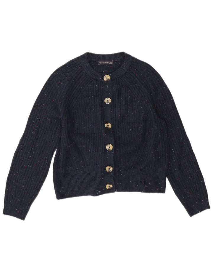 Sweter damski Marks & Spencer UK 14, średni granatowy, nakrapiany