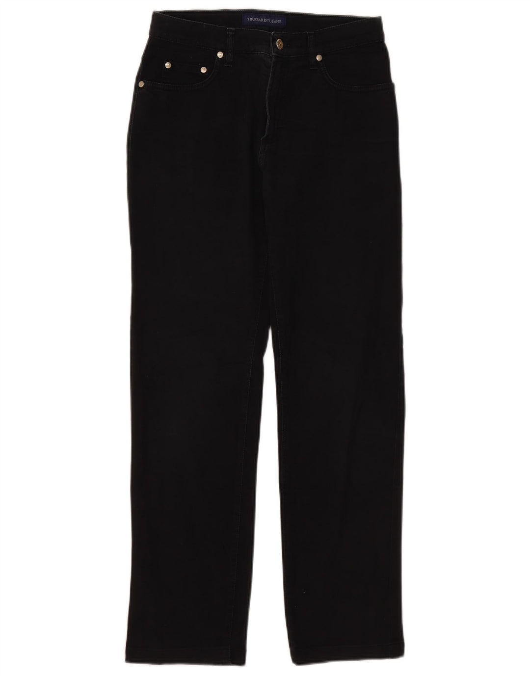 Damskie proste dżinsy Trussardi W27 L28 czarne