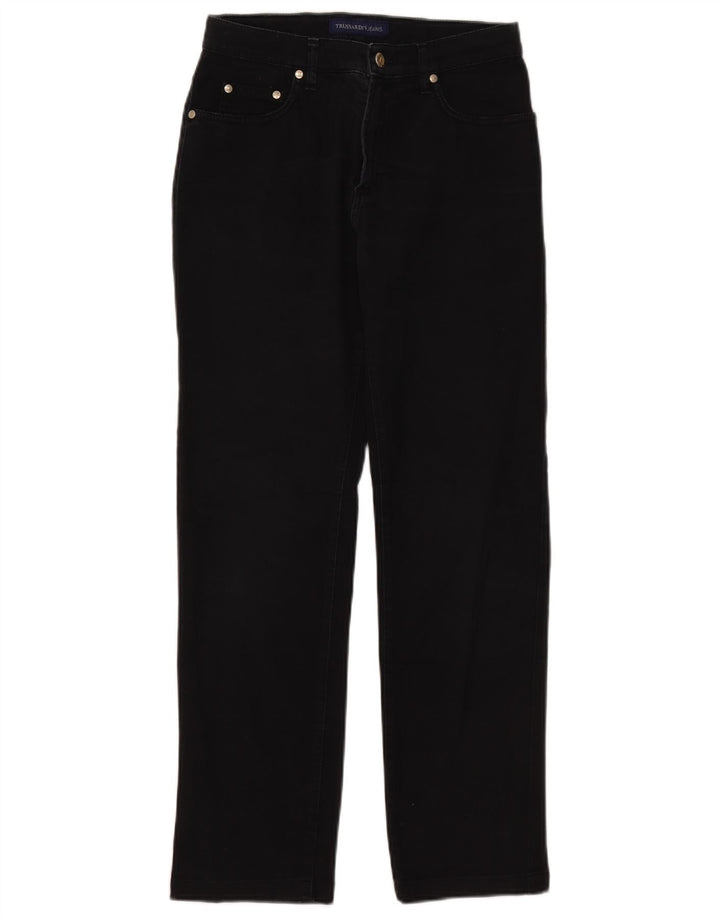 Damskie proste dżinsy Trussardi W27 L28 czarne