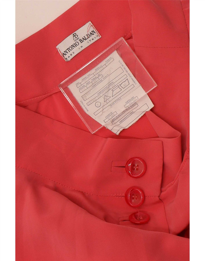 Rozkloszowana spódnica damska Antonio Baldan IT 42 Medium W26 Różowy poliester