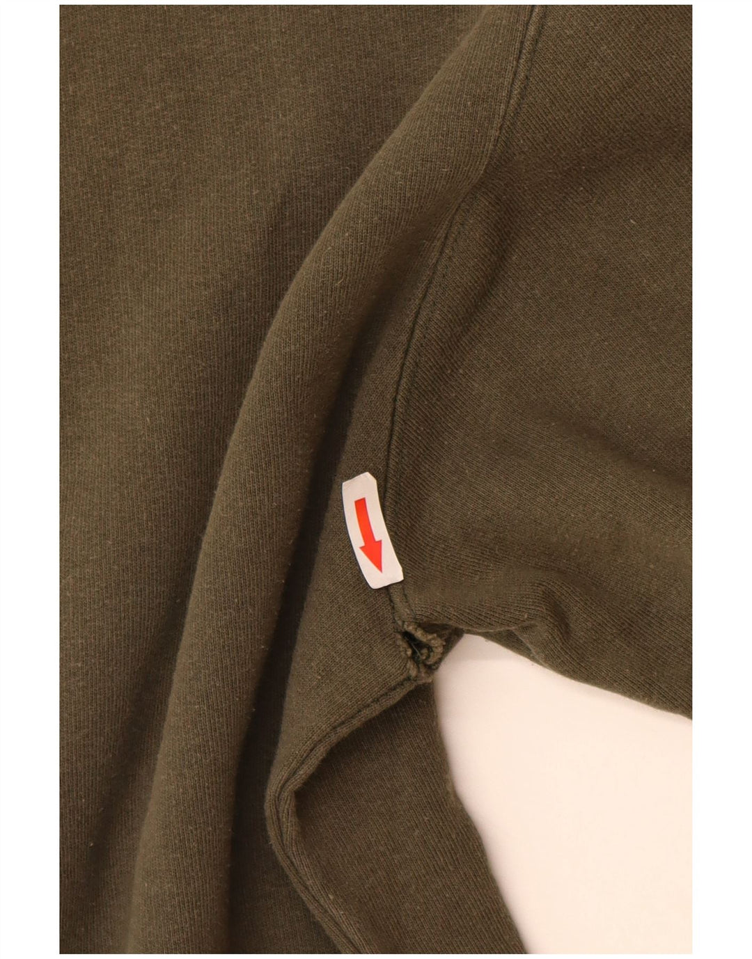 Męski sweter Lee z grafiką, 2XL, bawełna khaki